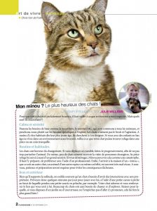 Le plus heureux des chats - article - Plus Magazine septembre 2014